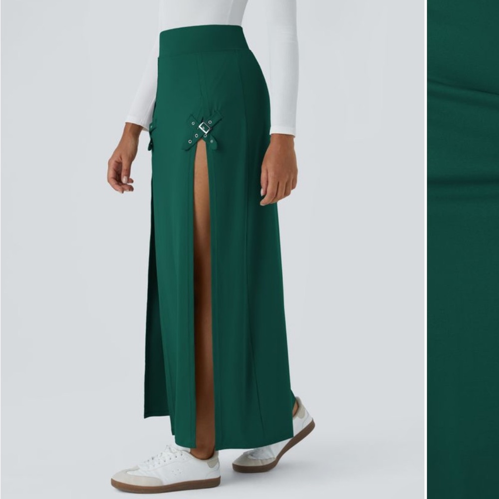 Halara Buckle Maxi Skirt - Picture 8 of 9